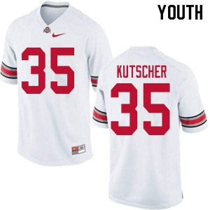 Youth Ohio State Buckeyes #35 Austin Kutscher White Nike NCAA College Football Jersey New Style VZX3044HI